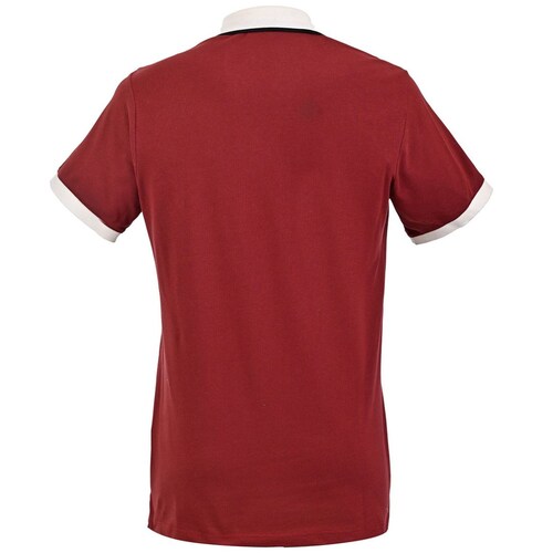 Playera Tipo Polo Fukka Cuello Contrastante para Hombre