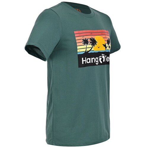 Playera Hang Ten Diseño Atardecer para Hombre
