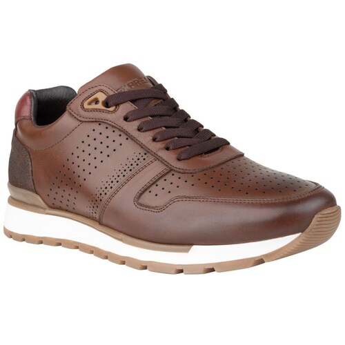 Tenis Express Café en Piel para Hombre
