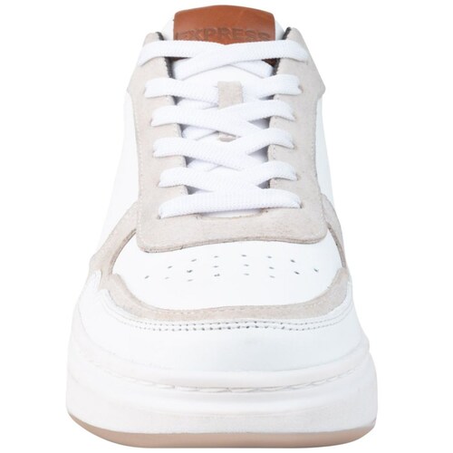 Tenis Express Blanco en Piel para Hombre