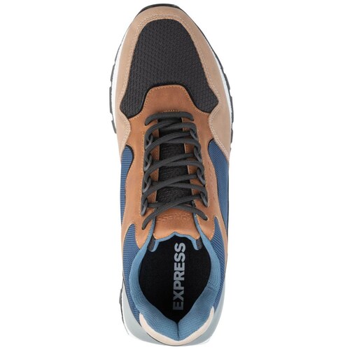 Tenis Express Café en Piel para Hombre