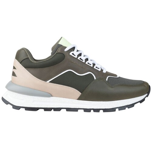 Tenis Express Verde en Piel para Hombre
