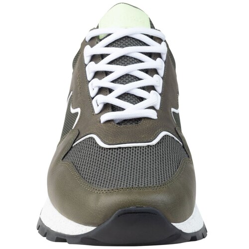 Tenis Express Verde en Piel para Hombre