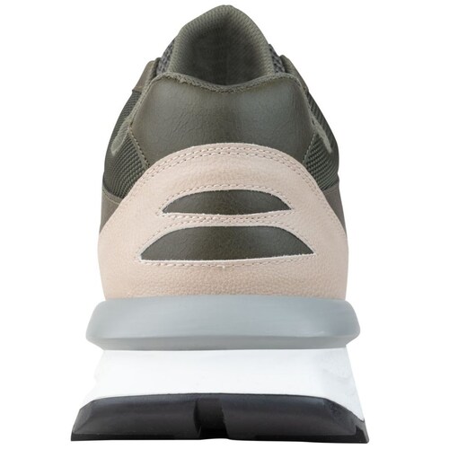 Tenis Express Verde en Piel para Hombre