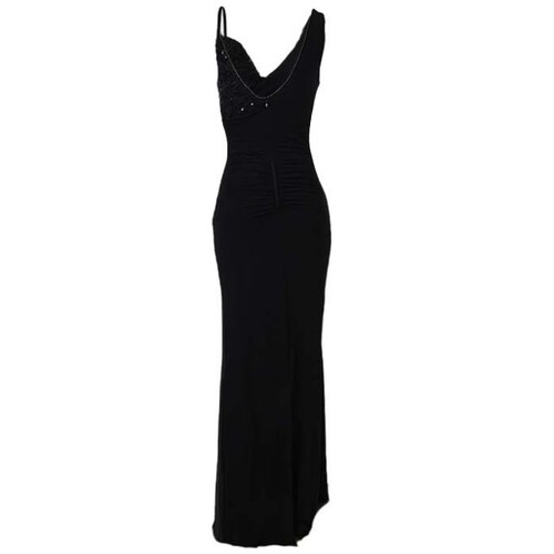 Vestido Largo de Fiesta Diseño Combinado para Mujer Noshe