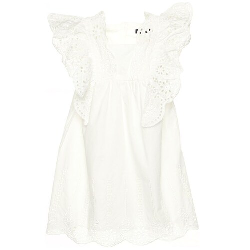 Vestido Tela Bordada para Bebé Niña Jeanious
