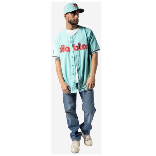 Jersey New Era Lmb Diablos Rojos de México para Hombre