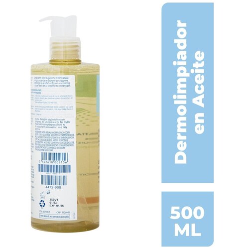 Dexeryl Dermolimpiador en Aceite Emoliente 500 Ml