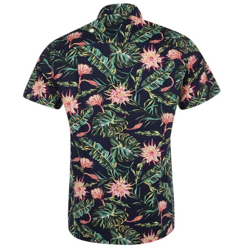 Camisa Carlo Corinto Diseño Hawaiano para Hombre
