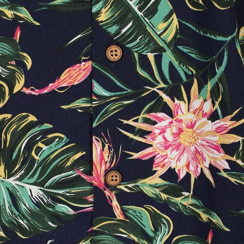Camisa Carlo Corinto Diseño Hawaiano para Hombre
