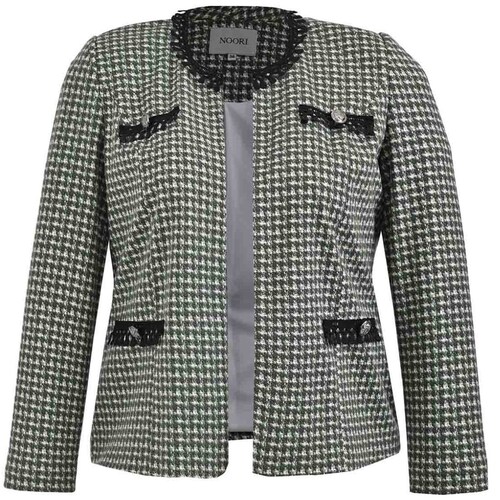 Saco Manga Larga Guipiur con Botones Noori para Mujer