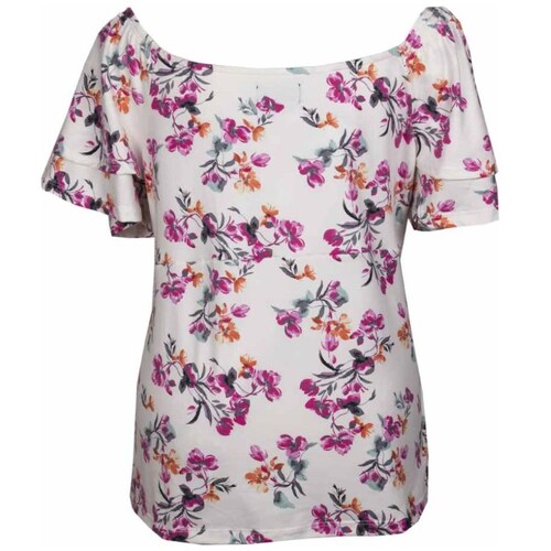 Blusa Manga Murciélago con Diseño Estampado  Doma Fashion para Mujer