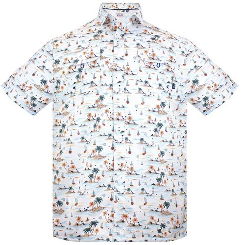 Camisa G. Candila Estampado Playa para Hombre Plus