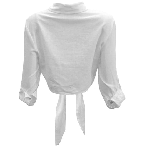 Blusa Lisa con Amarre Frontal para Mujer Philosophy
