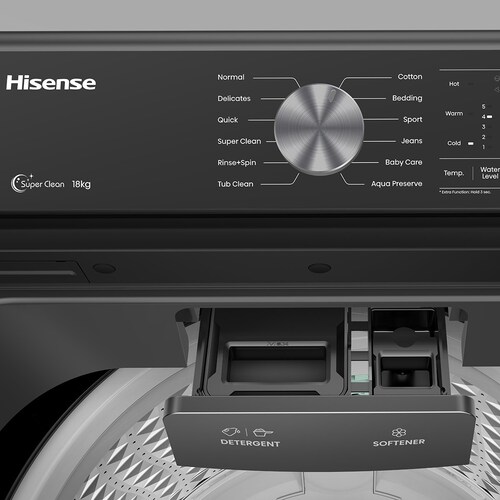 Lavadora Hisense Carga Superior 23Kg Wt3T2323Ut Gris