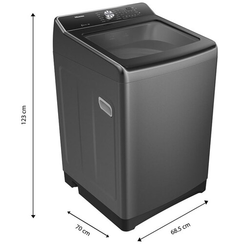 Lavadora Hisense Carga Superior 23Kg Wt3T2323Ut Gris