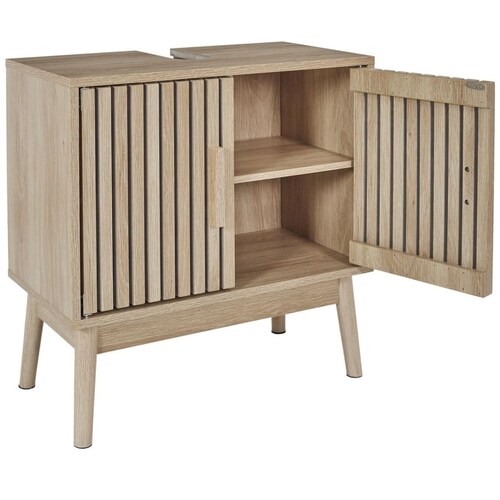 Home Nature Mueble de Madera Klaus para Lavabo 60*70*30 Cm