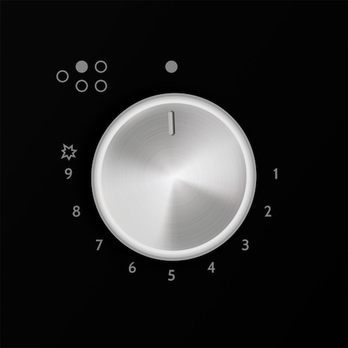 Parrilla Gas On Glass De’Longhi Life 90 Cm Precision Control 9 Niveles de Potencia