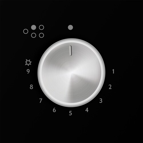 Parrilla Gas On Glass De’Longhi Life 75 Cm Precision Control 9 Niveles de Potencia