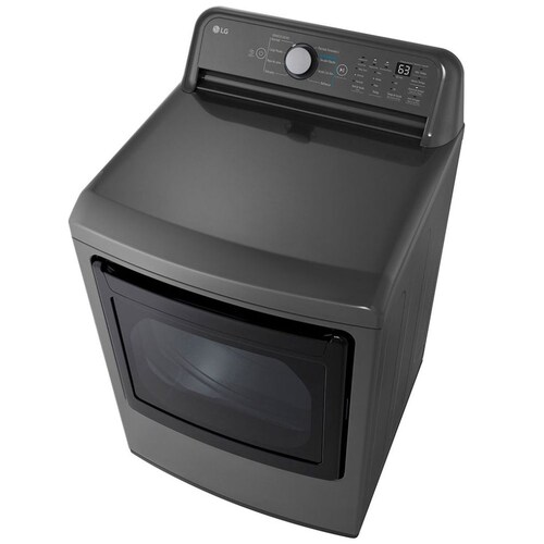 Secadora Lg Carga Frontal 25 Kg Negra