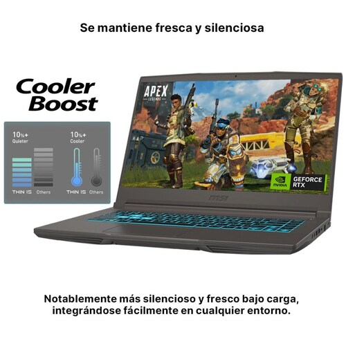 Laptop Gaming Msi Thin A15 B7Ve Nvidia Geforce Rtx 4050 Amd Ryzen 5 16Gb Ram 512Gb Ssd