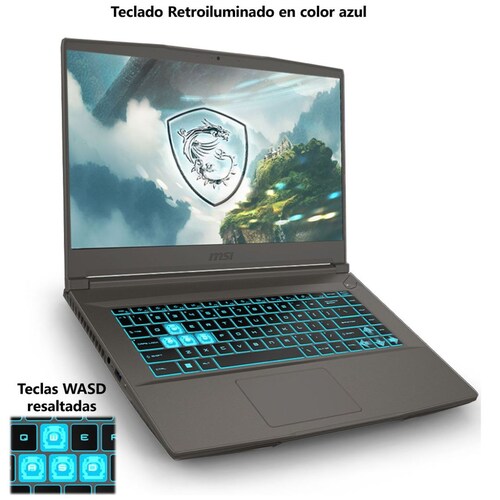 Laptop Gaming Msi Thin A15 B7Ve Nvidia Geforce Rtx 4050 Amd Ryzen 5 16Gb Ram 512Gb Ssd
