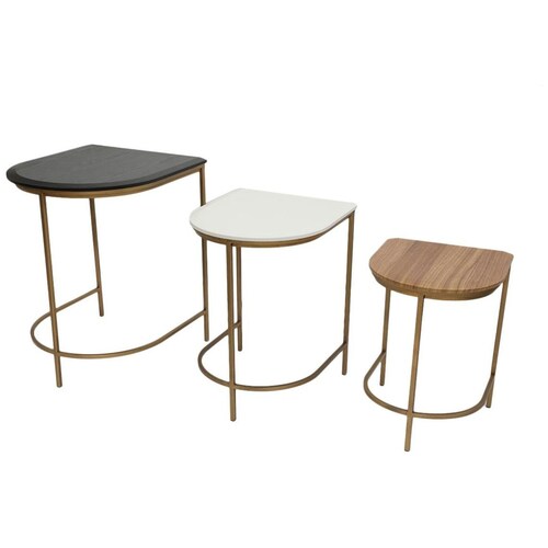 Mesas de Acento Media Luna Vintage Home