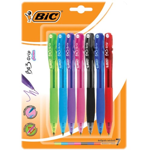 Bolígrafo Bu3 7 Piezas Bic