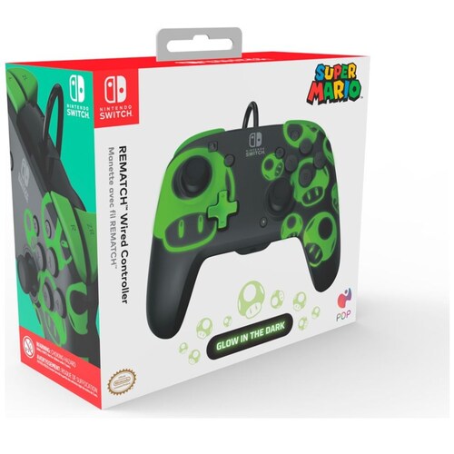 Control Nintendo Switch Pdp The Dark Alámbrico