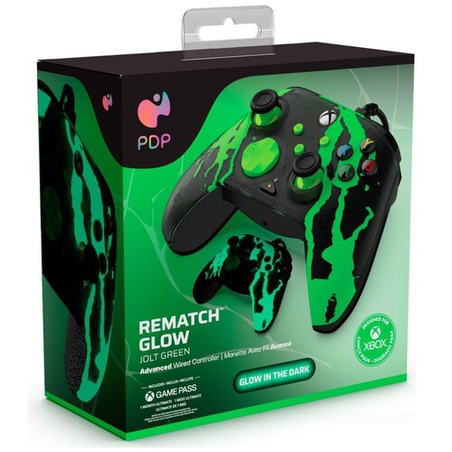 Control Xbox Pdp Jolt Verde Alámbrico