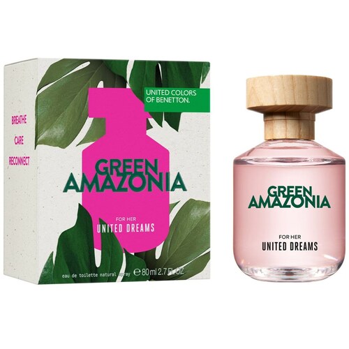 Eau de Toilette Benetton United Dreams Green Amazonia 80 Ml para Mujer