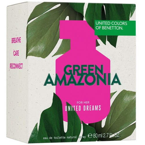 Eau de Toilette Benetton United Dreams Green Amazonia 80 Ml para Mujer