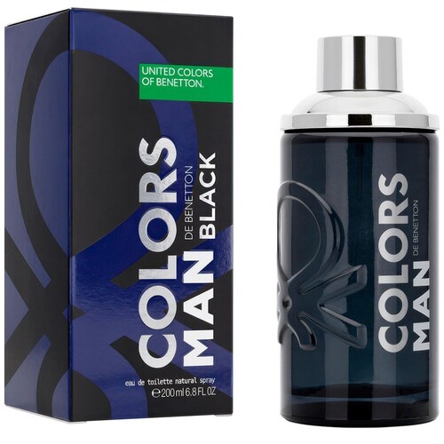 Eau de Toilette Benetton United Colors Man Black 200Ml para Hombre