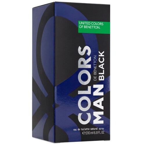 Eau de Toilette Benetton United Colors Man Black 200Ml para Hombre