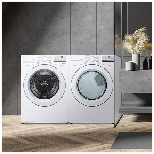 Combo Lg 25Kg Front Sin Pedestal Wm25Wv2S6W.df20W Blanco