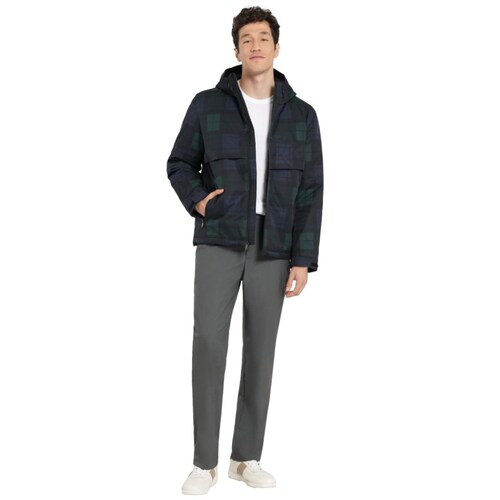 Chamarra Dockers Diseño a Cuadros para Hombre