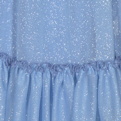 Vestido para Niña Largo con Olán y Aplicación de Nylon Foil Philosophy Jr Girls