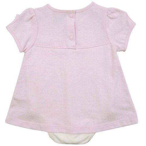 Bata para Bebé Manga Corta con Gota Moño con Tablón Mondo Bambino