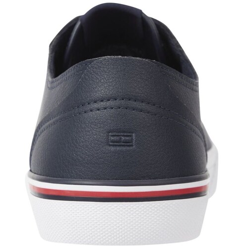 Tenis Piel Azul Tommy Hilfiger