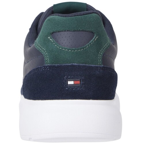 Tenis Azul Suede Tommy Hilfiger