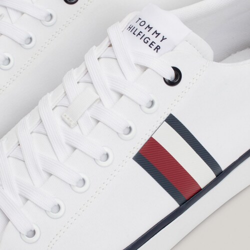 Tenis Textil Blanco Tommy Hilfiger