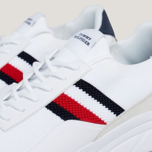 Tenis Blanco Textil Tommy Hilfiger