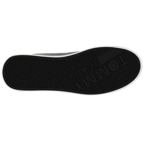 Tenis Piel Negro Tommy Jeans