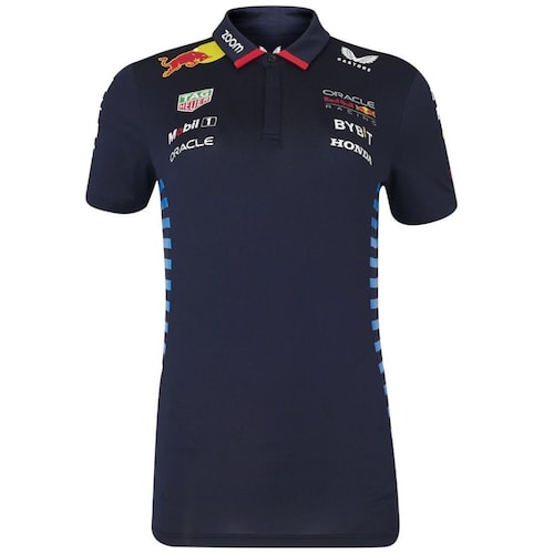 Playera Tipo Polo Redbull Replica para Mujer