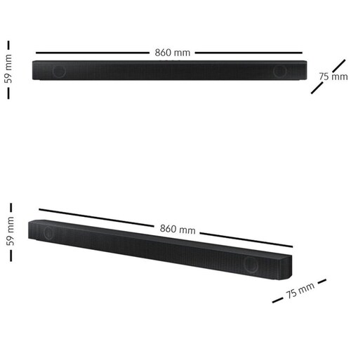 Barra de Sonido Samsung Hw-B550Zx 2.1 Canales Negra