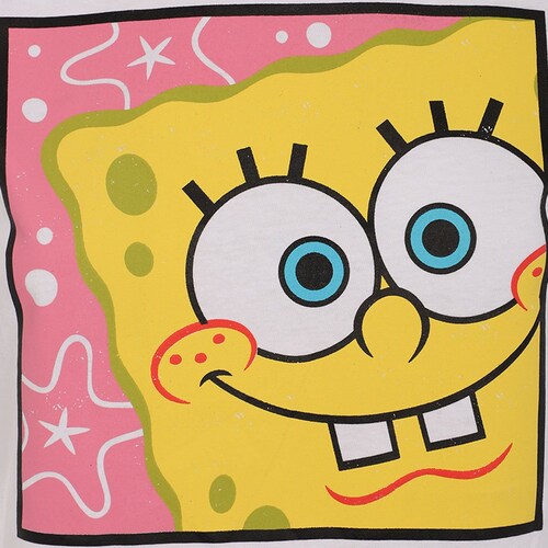 Playera con Estampado de Bob Esponja para Mujer