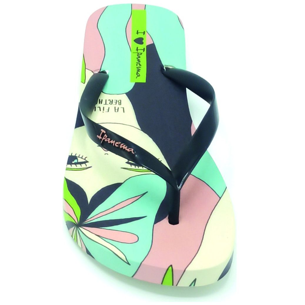 Ipanema Graffiti IV Fem - Infradito Donna Verde/rosso, Taglia 38 EU, Estive E Leggere