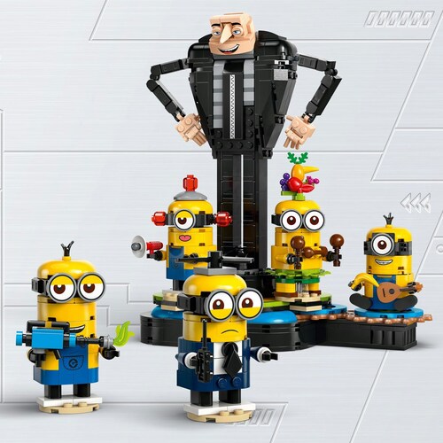 Modelo de Gru y los Minions