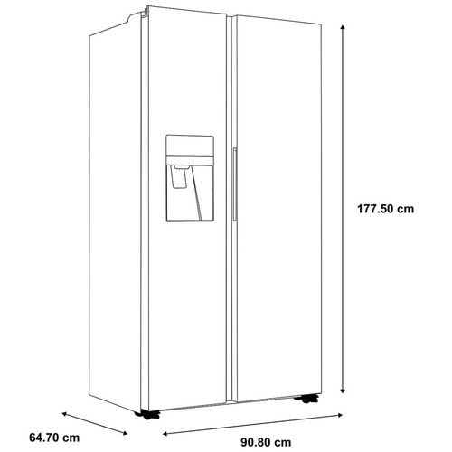 Refrigerador 19 Ft Haier Duplex Hsm541Hmnss0 Inoxidable