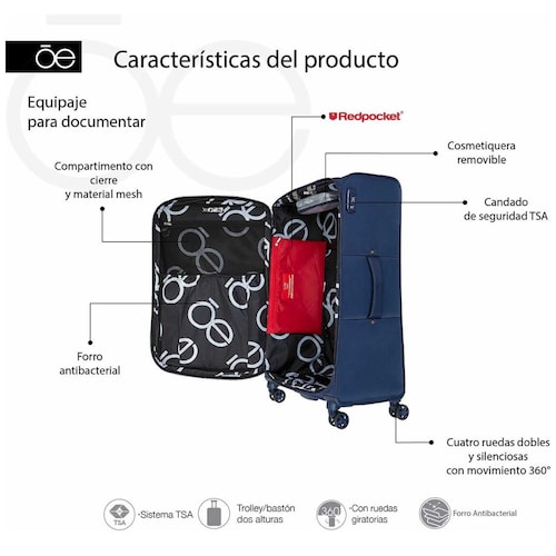 Maleta Ss Ofhemi I 24"rosa Cloe